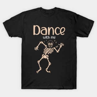 halloween dancing skeleton T-Shirt